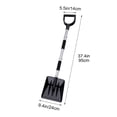 thumbnail image 4 of Heavy Duty Ice Scraper for Car, 3-in-1 Retractable Snow Removal Tool with Brush, Detachable Extendable Handle for Windshield, Portable Winter Car Accessory, 4 of 9