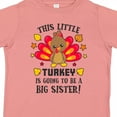 thumbnail image 4 of Inktastic This Little Turkey is Going to Be a Big Sister Girls Toddler T-Shirt, 4 of 5