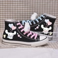 thumbnail image 4 of 2025 nuevos zapatos de lona de oso de fresa de punto de primavera y verano para niñas estudiantes lindos zapatos deportivos de oso tendencia de otoño, 4 of 5