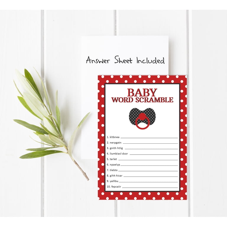 Don't Say Baby Clothespin Game - Baby Shower Party Game With Sign And 50 Mini Clothespins, Gender Neutral