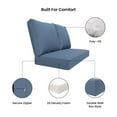 thumbnail image 3 of Covers & All CoverRite Causeuse Coussin de Sofa Siège en Mousse et Dossier Rembourré en Poly Résistant aux UV Causeuse d'Extérieur, 3 of 7