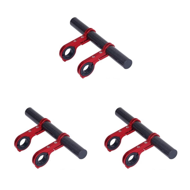 Soidarity Extensor de manillar de bicicleta de fibra de aleación de aluminio de 20CM, soporte de luz delantera para bicicleta de montaña, Type5 NO5