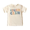 thumbnail image 3 of Cousin Crew Shirt for Youth and Toddler Girls Retro Colorful Family Reunion Tee Natural Shirt Youth Medium, 3 of 6