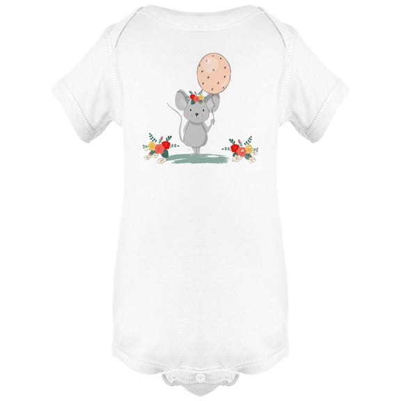 Baby Art Mouse With Balloon Bodysuit Infant -Image by Shutterstock,  Newborn