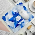 thumbnail image 2 of Flag of Israel Square Non-Slip Rubber Bottom Printed Desk Mat Mouse Mat Gaming Mousepad Desk Pad - 8.3x9.8 Inch, Suitable for Office and Gaming, 2 of 6