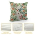 thumbnail image 4 of COMIO  Watercolor Birds Eucalyptus Pillow Covers Hummingbird Throw Pillow Cases Floral Rose Pillowcases Green Pink Spring Summer Plants Cushion Covers for Home Outdoor, 4 of 5
