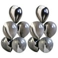 thumbnail image 3 of YAOMOBB Wedding Party Balloon Agate Pattern Latex Balloon Set Thicker Festival Props for Birthday Party, 3 of 6