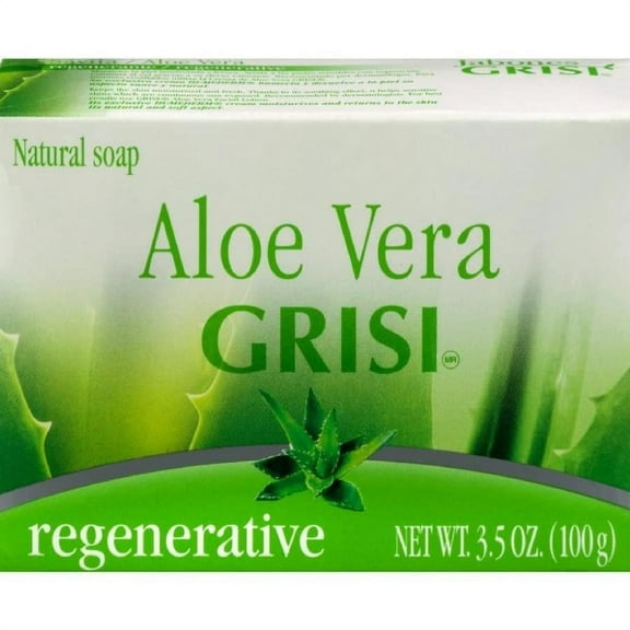 Savila Aloe Vera Soap with Humederm, Normal to Oily Skin, 3.5 Oz.
