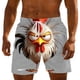 thumbnail image 2 of Pantalones de Cintura Elásticos con Cordón para Playa Y Natación, Tejido de Poliéster Ligero Y Transpirable para Uso Casual Y de Ocio, 2 of 3