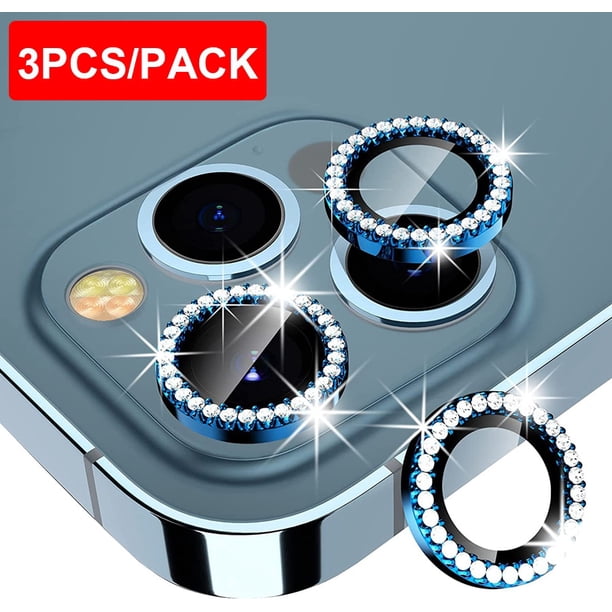 3 uds funda de cámara de diamante para iPhone 14 11 13 Pro Max 12 Pro 14 Plus funda protectora de pantalla de lente para iPhone11 14Pro vidrio templado Tan Jianjun unisex