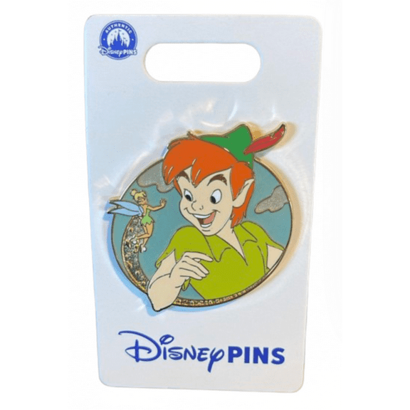 Disney Parks Peter Pan & Tinker Bell Pin New With Card