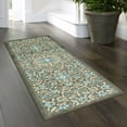 thumbnail image 2 of Mainstays Bright Persian Medallion Gray Blue Indoor Runner Rug, 2' x 6', 2 of 8