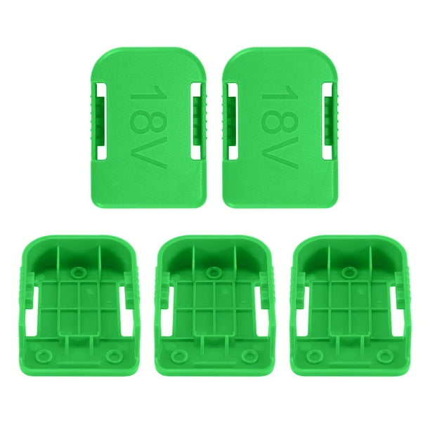 Soporte De Batería Para Herramienta Eléctrica, 5 Uds., Plástico Abs, Duradero, Estable, Compacto, Para Batería Bosch Bat622 Bat609 De 18V, Para Batería Mak Bl1860B Bl1850B Bl1860 Bl1850 De 18V Monstrate TO005246-04