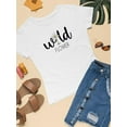 thumbnail image 3 of Wild Flower Single Daisy T-Shirt Women -Image by Shutterstock, Female x-Large, 3 of 4