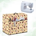 thumbnail image 3 of ZIATUBLE Hedgehogs Sewing Machine Dust Cover Mushroom Pattern Sewing Machine Protect Cover Foldable Sewing Machine Cover with Storage Pocket for Most Standard Sewing Machines Cover, 3 of 7