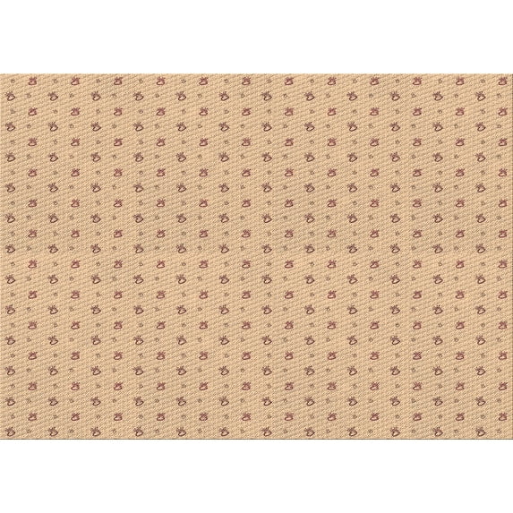 Ahgly Company Machine Washable Indoor Rectangle Transitional Peru Brown Area Rugs, 7' x 9'