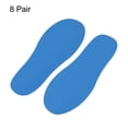 thumbnail image 3 of Uxcell 7.9x3.1" Footprints Floor Stickers Footprint Wall Stair Decal Sticker, Sky Blue 8 Pairs, 3 of 6
