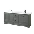 thumbnail image 7 of Wyndham Collection WCS202080DWBWCUNSMXX Deborah 80" Free Standing Double Basin Vanity Set, 7 of 7