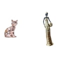 thumbnail image 1 of Figura de escritorio,Estatua de gato en estante,escritorio,oficina,decoración del hogar,Figura de escritorio,Figuras africanas de arte,artesanías,escritorio coleccionable,Estatua de mujer, 1 of 8