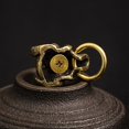 thumbnail image 4 of 2 Pcs Creative Brass Decorative Skull Shape DIY Homemade Product Accessories, 4 of 4