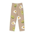 thumbnail image 4 of Daiia Egg and Avocado Men's Sleep Pant with Pockets and Drawstring,Pajama Pants-X-Large, 4 of 9