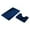 Dark Blue, variant on Bathroom Rugs Set of 2, Washable Non-Slip Bathroom Rugs with U Shaped Commode Contour Rug Toilet Mats Bath Mats for Bathroom Floor Toilet Door Mat, Black