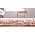 thumbnail image 4 of Unique Loom 3146011 8 x 10 ft. Davos Shag Rectangular Rug, Dusty Rose, 4 of 5