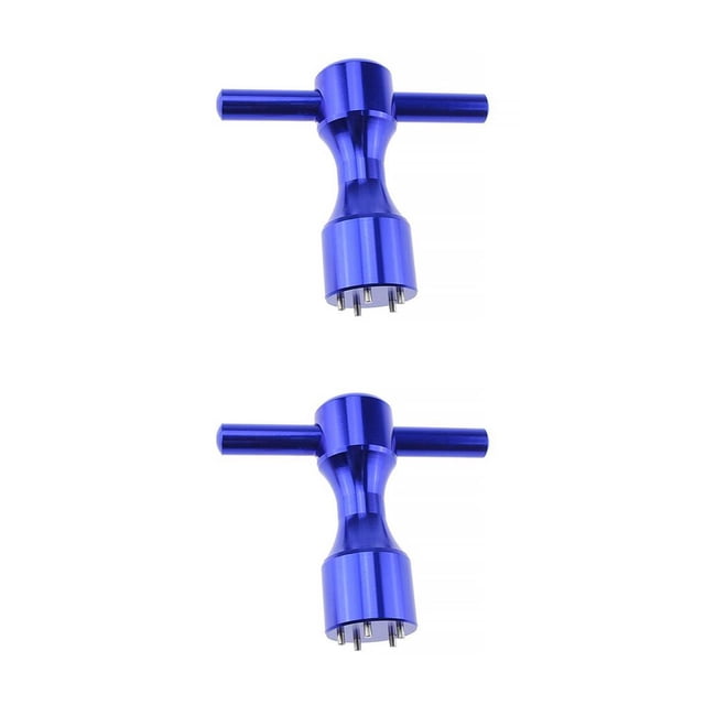 Eigraketly Llave de tornillos para putter de golf Colección de palos de golf Putters 5 Agujeros Peso Diseñado para Blue Azul 2piezas