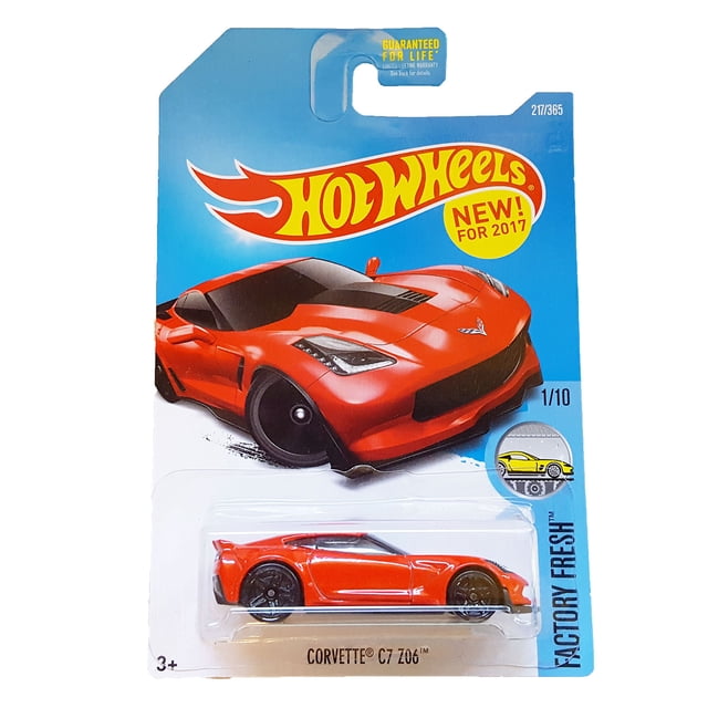 Auto fundido a presión Hot Wheels Factory Fresh Corvette C7 Z06 2017