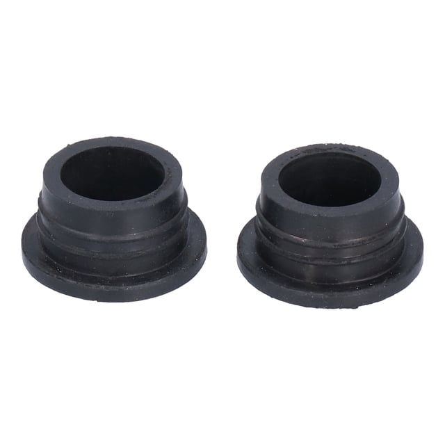 Tapón de goma para escalera, 2 piezas, escalera de piscina negra, parachoques de seguridad, accesorio para escalera de piscina, funcionamiento suave