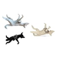 thumbnail image 5 of 3 soportes para anillos con forma de perro. Soporte único para anillos, bandeja decorativa para guardar baratijas (anillo no incluido)., 5 of 5