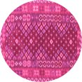 thumbnail image 1 of Ahgly Company Indoor Round Southwestern Pink Country Area Rugs, 6' Round, 1 of 4