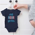 thumbnail image 5 of Official Icee Logo Chill I Got This Romper Boys or Girls Infant Baby Brisco Brands 12M, 5 of 6