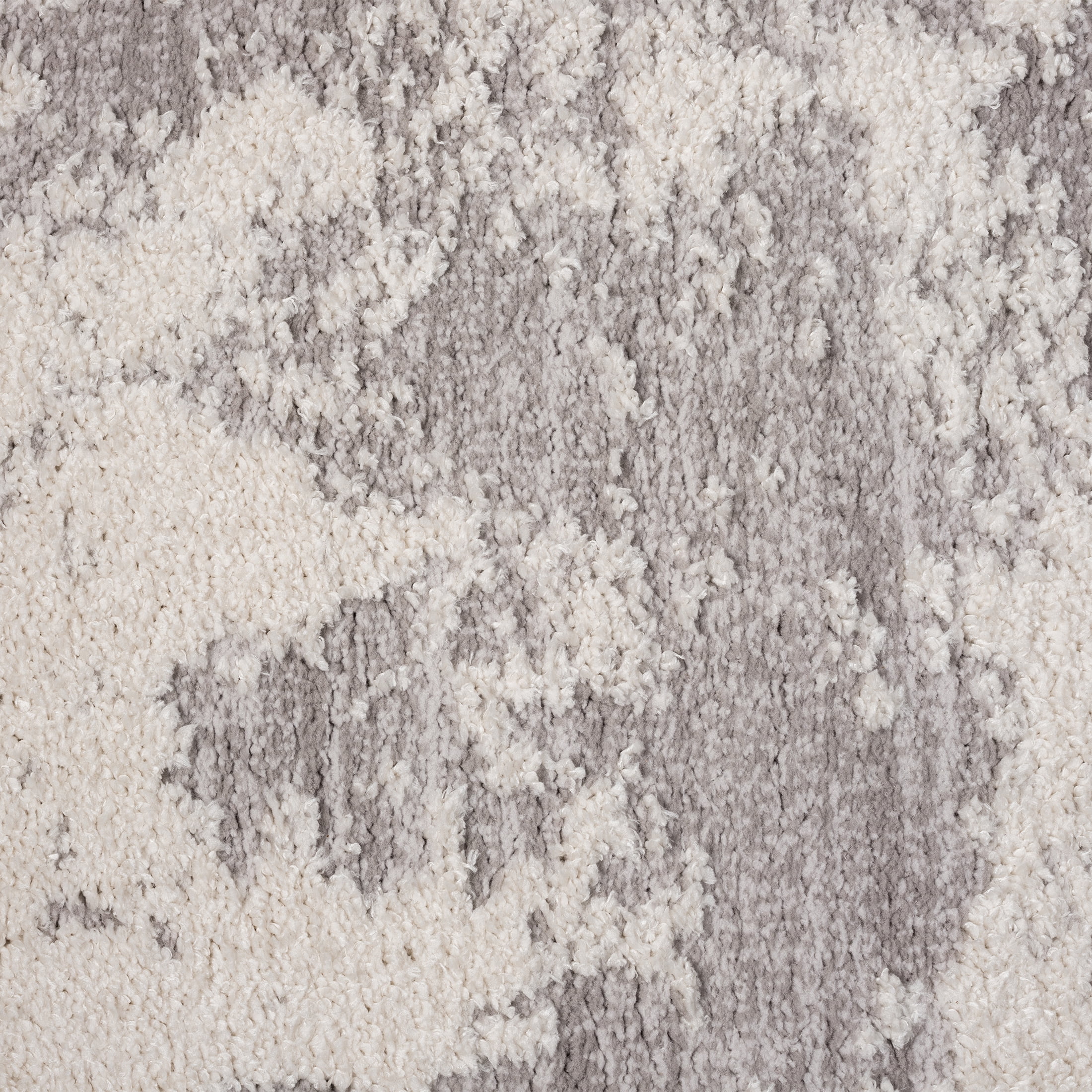 Better Homes & Gardens Shag Modern Grey Abstract Indoor Area Rug, 5' x 7'