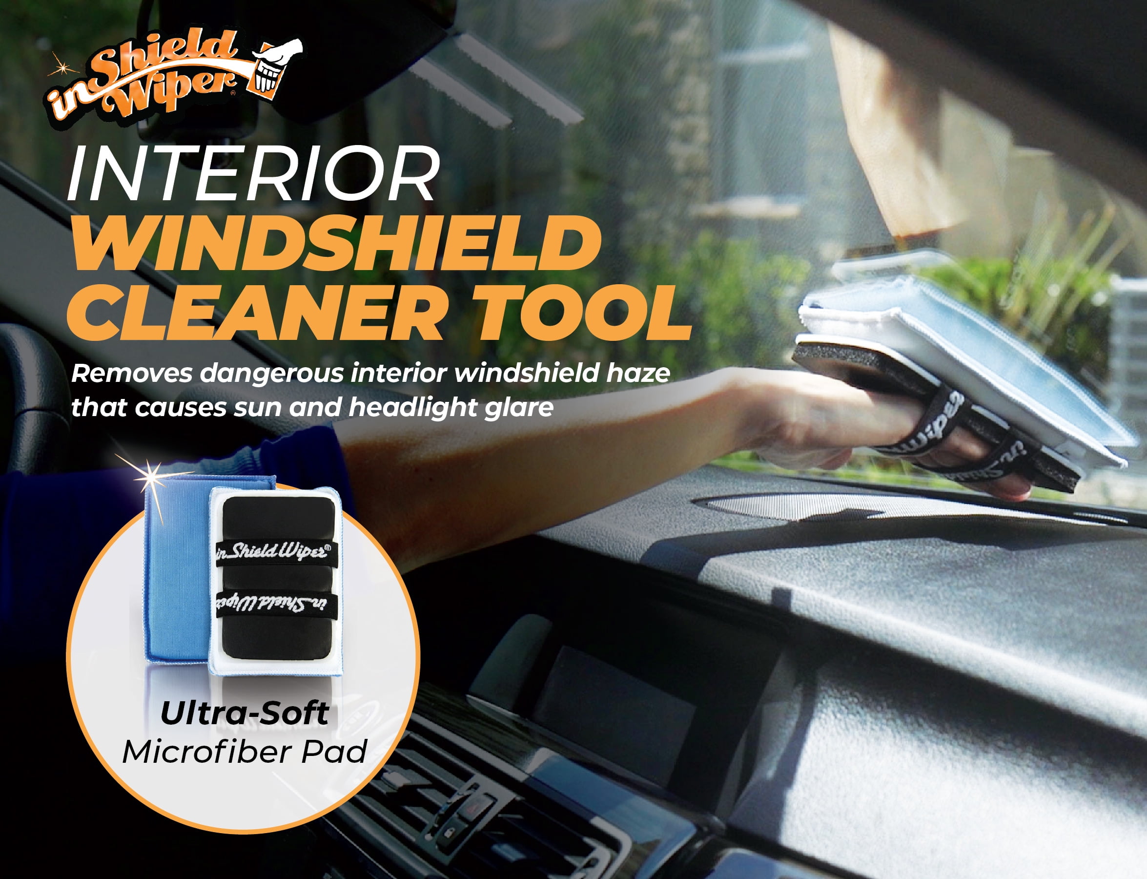 inShield Wiper Reusable Multi-use Microfiber Cleaning Tool