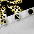 thumbnail image 4 of Castle Fairy Yellow Ribbon Bow Black Out Curtains,Leopard Curtains Pack of 2 (42x63 Each), 4 of 6