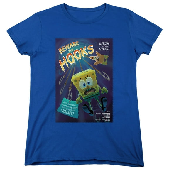 Spongebob Beware The Hooks Women's T Shirt
