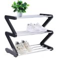 thumbnail image 1 of Tier Small Shoe Rack - Small Shoe Rack - Stable and Narrow Shoe Storage - Storage Organizer for Closet Entry Hallway Quick Assembly - Black, 1 of 5
