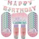 thumbnail image 4 of Suministros de fiesta de La Sirenita, vajilla desechable, vasos, platos, mantel, decoraciones de cumpleaños de sirena, Baby Shower para niñas, 4 of 4