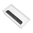 thumbnail image 1 of CHICIRIS Aluminium Cable Tidy Outlet Insert Hole Cover, Hair Brush, Flip Open, Easy Install, Office Desk Wire, Computer Desk Cable, 1 of 7