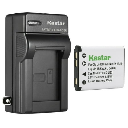 Image of Kastar 1-Pack Battery and AC Wall Charger Replacement for Slimline Super Slim X8 XS-10 XS-4 XS-40 XS-400 XS-4000 XS-7 XS-70 XS-8 XS-80 XS10 XS4 XS40 XS400 XS4000 XS7 XS70 XS8 XS80