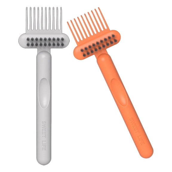 Toyvian 2Pcs Hair Brush Cleaner Tool for Cushion and Bristle Brushes Assorted Color