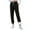 Black, variant on Womens Cozy Winter Pants with Warm Inner Lining Casual Comfort Fit Thermal Trousers for Everyday Cold Weather Wear L Size Black