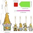 thumbnail image 2 of 5 Pcs Diy Diamond Painting Keychain - Dwarfs And Bees Art Kits, 2 of 5
