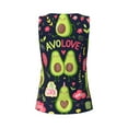 thumbnail image 5 of Sigee Avocado Love for Women's Workout Tank Top,Running Tank Tops,Sleeveless Gym ClothesXX-Large, 5 of 8