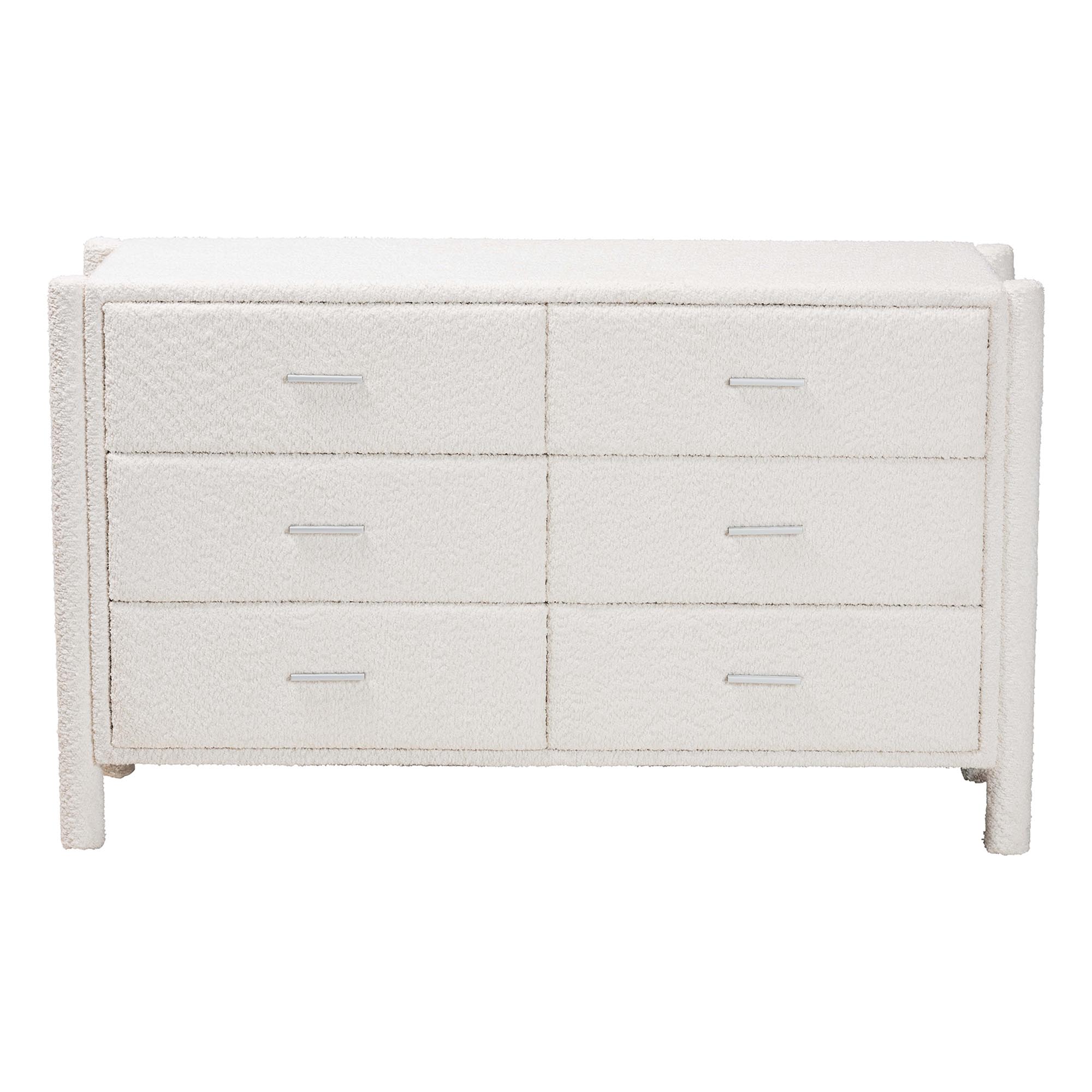Baxton Studio Laria Modern Dresser, 6-Drawer, White