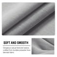 thumbnail image 4 of 2 Curtains Linen Sheer Curtains 63 Inch Length Semi Sheer Curtains Silver Linen Curtain Panels for Living Room/Bedroom Light Filtering Curtains 2 Panels, 4 of 9