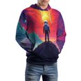 thumbnail image 5 of Astronaut's Cosmic Odyssey-2 3d Sweatshirts Hoodie Fashion Casual Personality Men's Women Street Hoodie Pullovers Long Sleeve Comfortable Top, 5 of 6