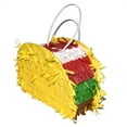 Way to Celebrate Party Multi Colors Mini Taco Pinata 1 Piece/Pack