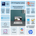 thumbnail image 2 of HP 14" Laptop 2026 Business Student Computer, Lifetime MS Office, Win 11 Pro, 4-Core Intel CPU, 16GB RAM, 628GB Storage (128GB UFS+500GB Ext), Copilot AI, Slim, MarxsolAccessory, Wi-Fi 6, Rose Gold, 2 of 9